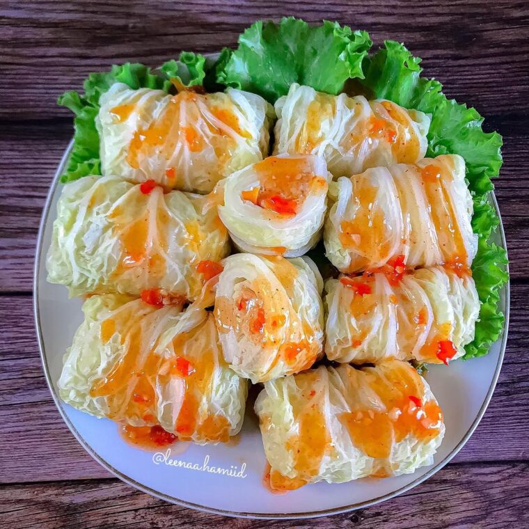 Resep Sawi Putih Gulung Isi Ayam Dari leenaa.hamiid