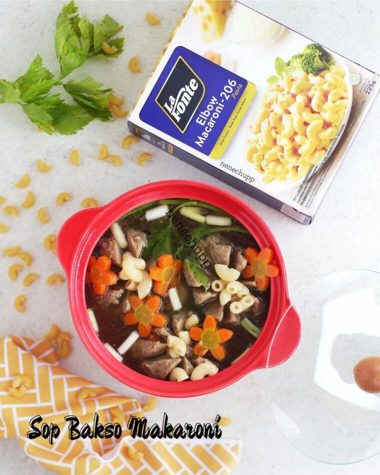 Resep Sop Bakso Makaroni Dari nenechupp