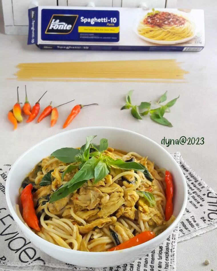 Resep Spaghetti Ayam Suwir Kemangi Dari dynasr_photography
