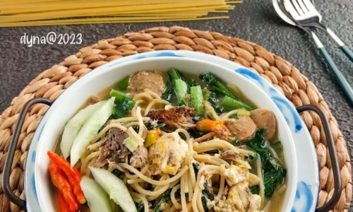 Spaghetti Godok Ikan Tongkol