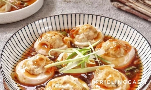 Steamed Tofu Oriental