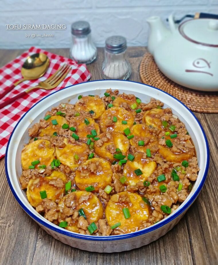 Resep Tofu Siram Daging Dari lim_henni