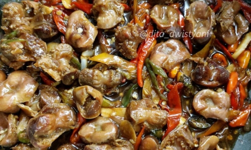 Tumis Ampela Pedas - Masakan dari Ati Ampela