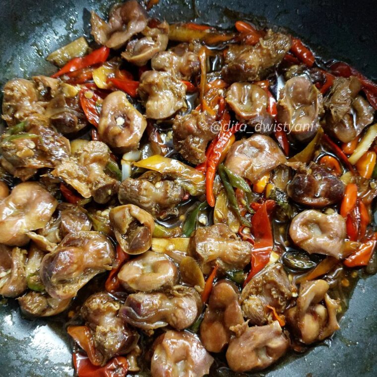 Resep Tumis Ampela Pedas Dari dita_dwistyani