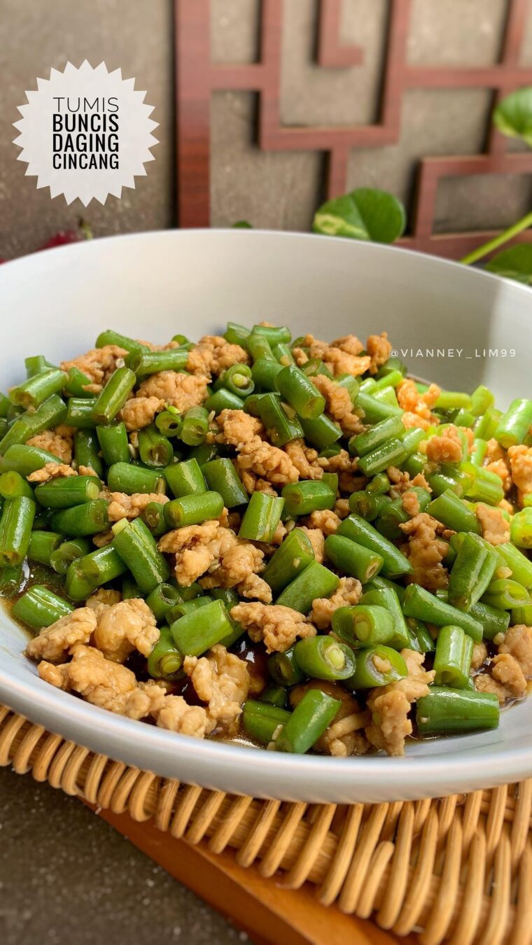 Resep Tumis Buncis Daging Cincang Dari vianney_lim99