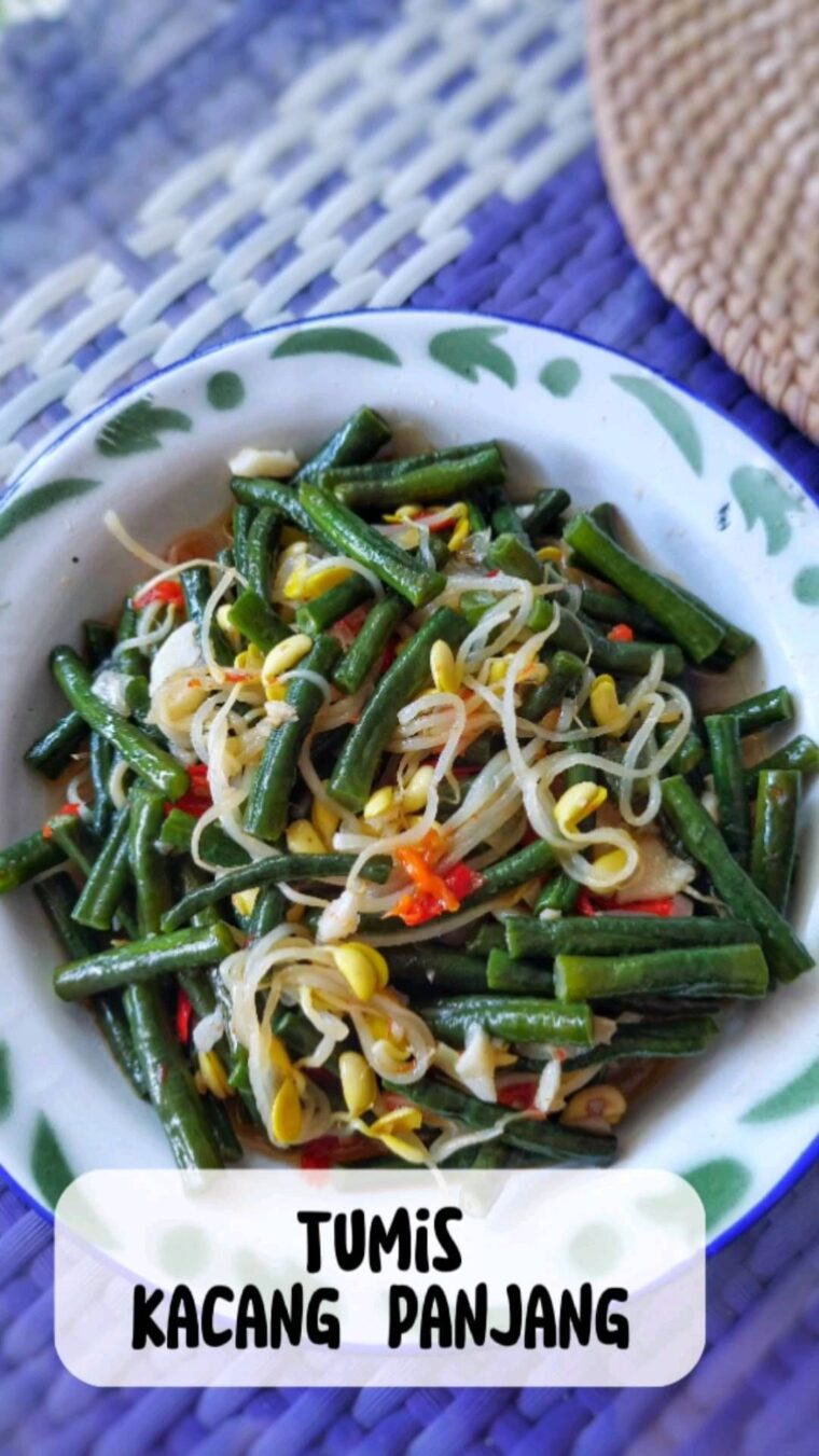 Resep Tumis Kacang Panjang Dari dapur_izma