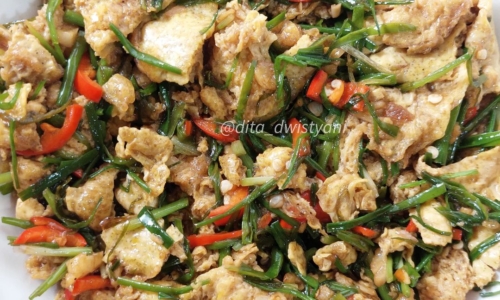 Tumis Telur Kucai - Masakan dari Kucai