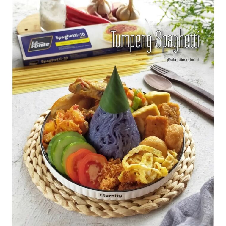 Resep Tumpeng Spaghetti Dari christinsetiorini