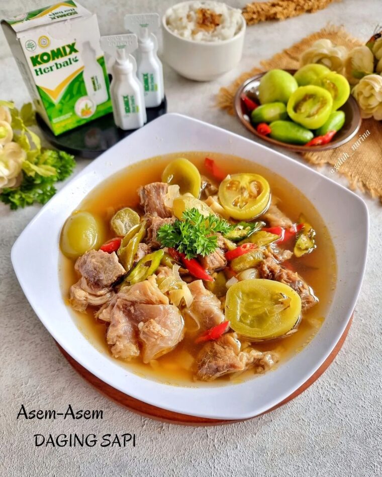 Resep Asem-asem Daging Sapi Dari galuh_nurina