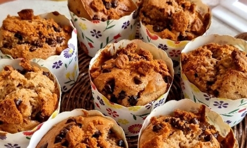 Biscoff Chocochips Muffins - Kue dari Biscoff
