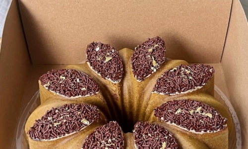 Bolu Kukus Kopi Mocca Putih Telur