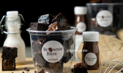 Brownie Bites Sauce Chocolate