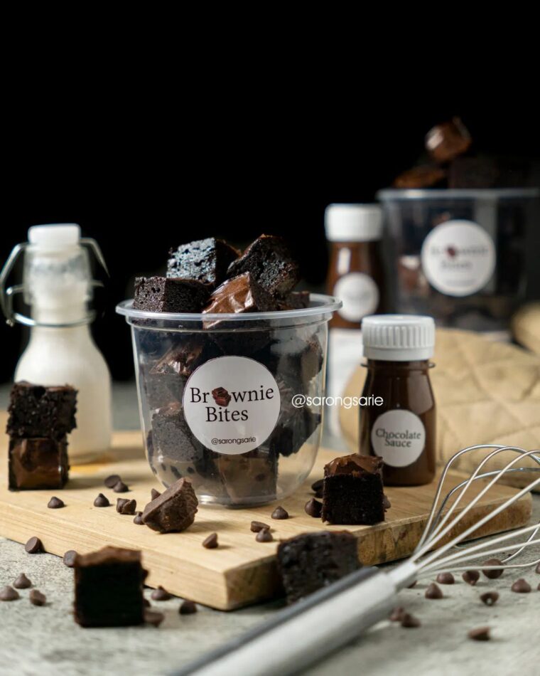 Resep Brownie Bites Sauce Chocolate Dari sarongsarie