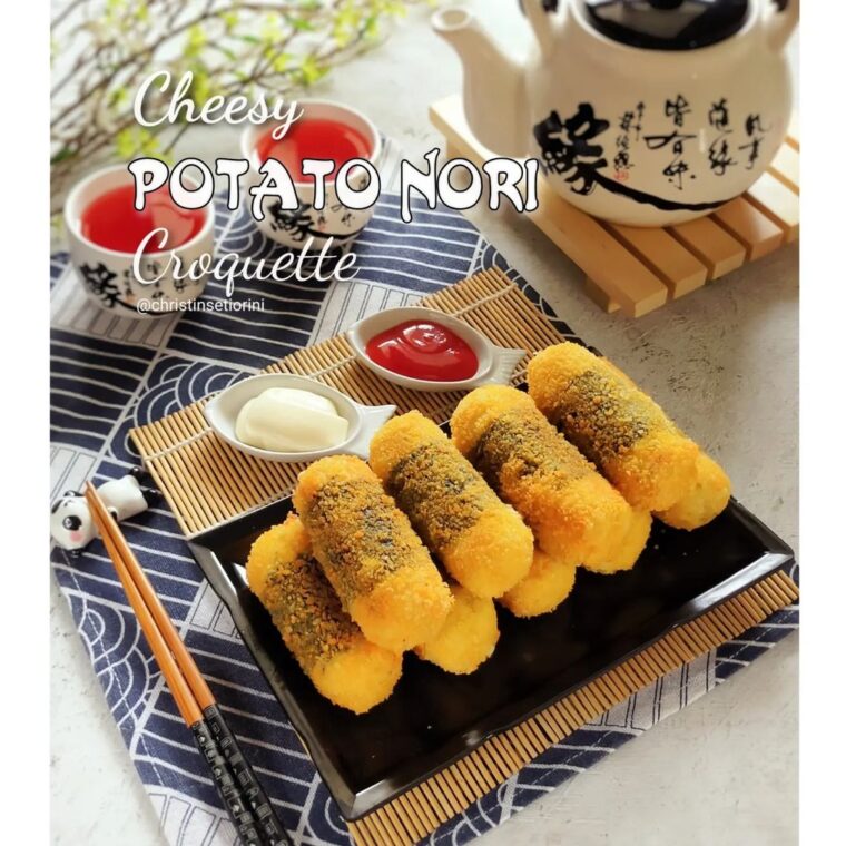 Resep Cheesy Potato Nori Croquette Dari christinsetiorini