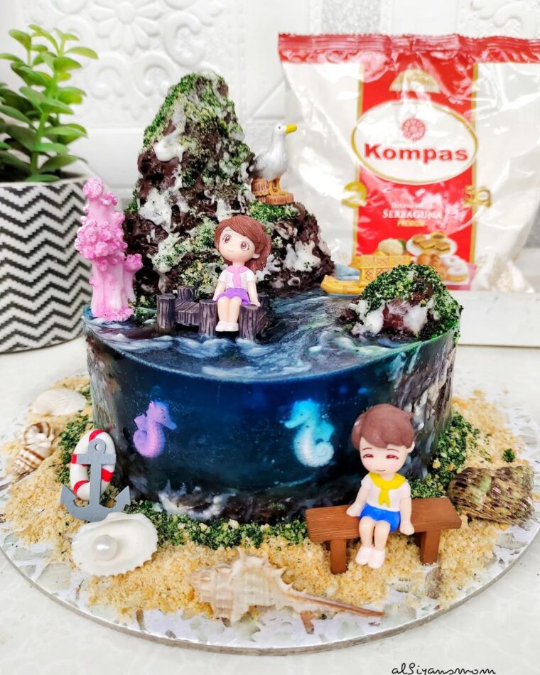 Resep Dream Island Cake Dari albiyansmom