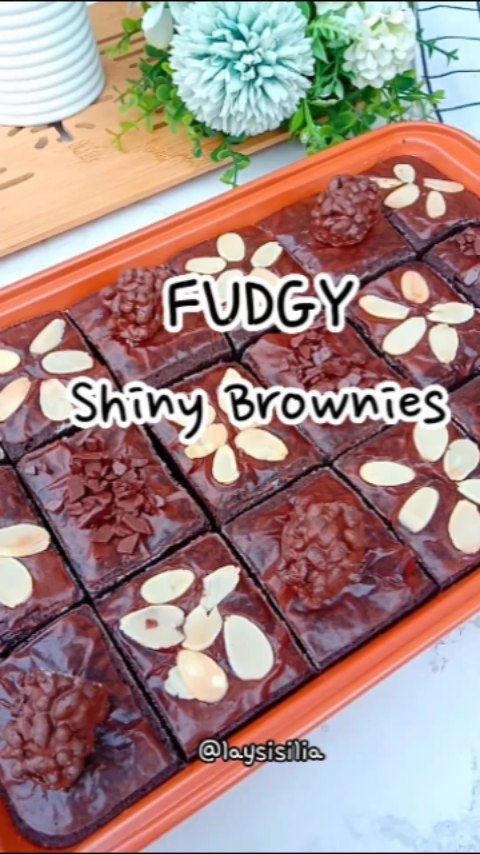 Resep Fudgy Shiny Brownies Dari laysisilia