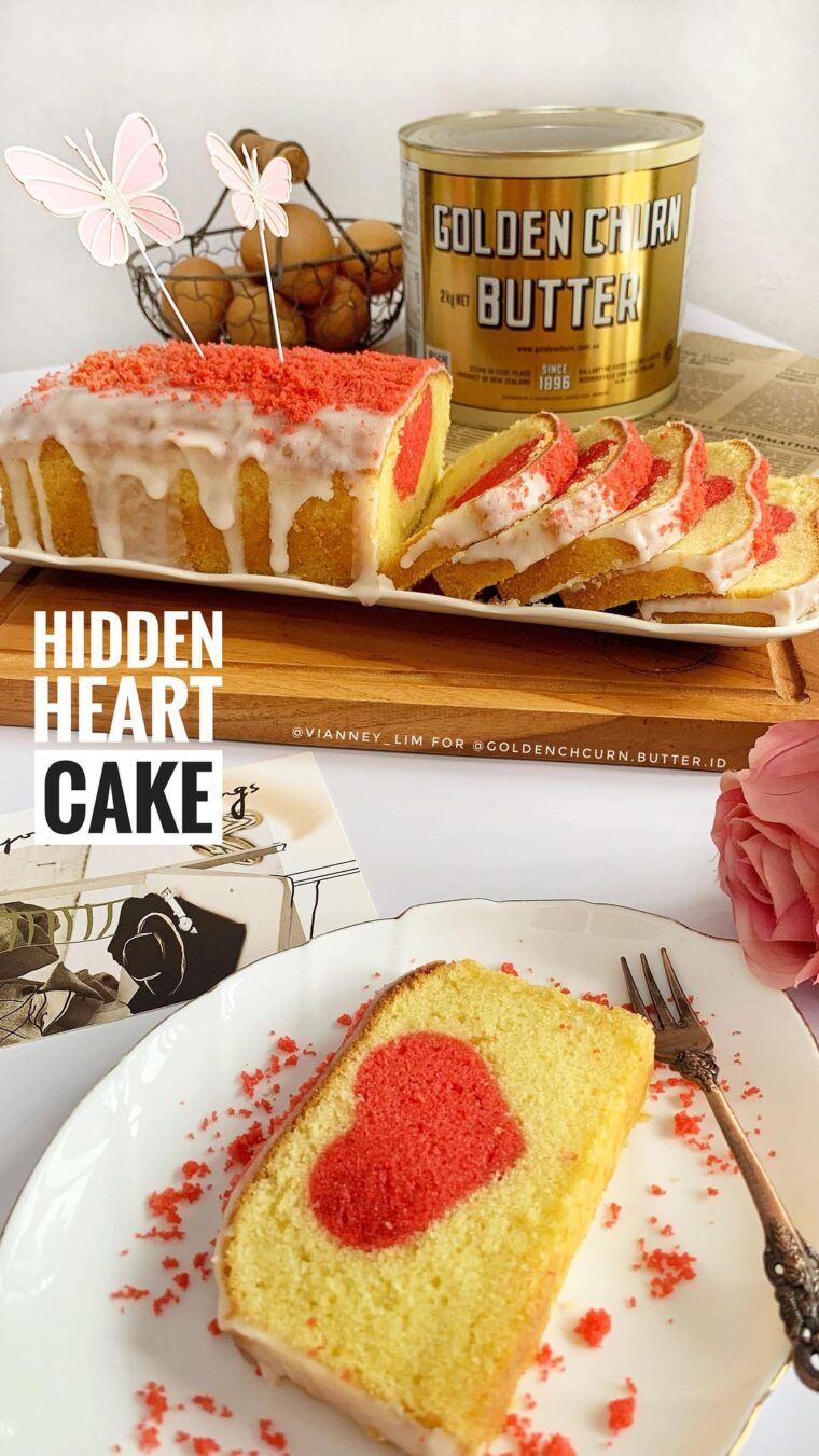 Resep Hidden Heart Cake Dari vianney_lim99