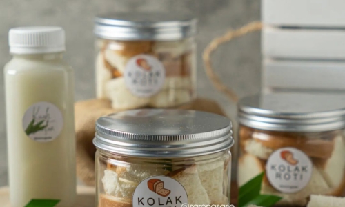 Kolak Roti - Minuman dari Santan