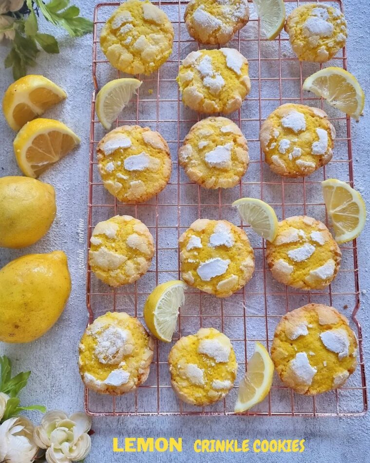 Resep Lemon Crinckle Cookies Dari galuh_nurina