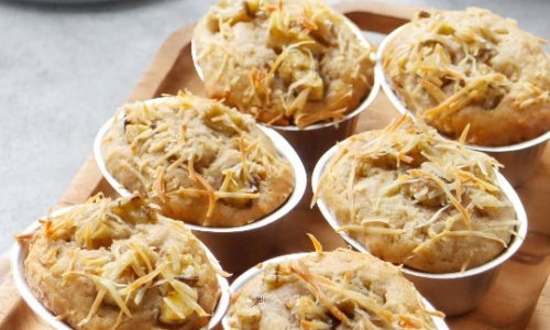 Muffin Pisang - Kue dari Pisang, Telur, dan Tepung Terigu