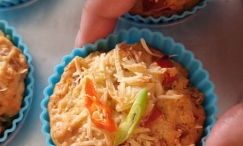 Muffin Sosis Keju Pedas