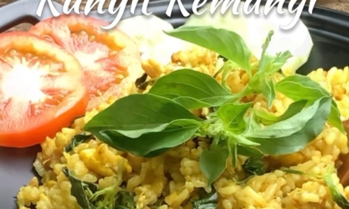 Nasi Goreng Kunyit Kemangi - Masakan dari Nasi dan Telur