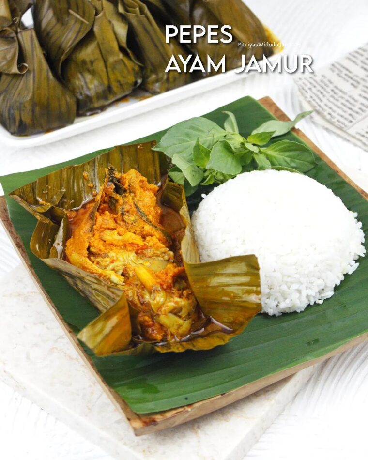 Resep Pepes Ayam Jamur Dari fitriyas_widodo