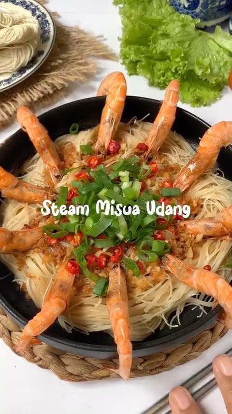 Resep Steam Misua Udang Dari Nennaannen