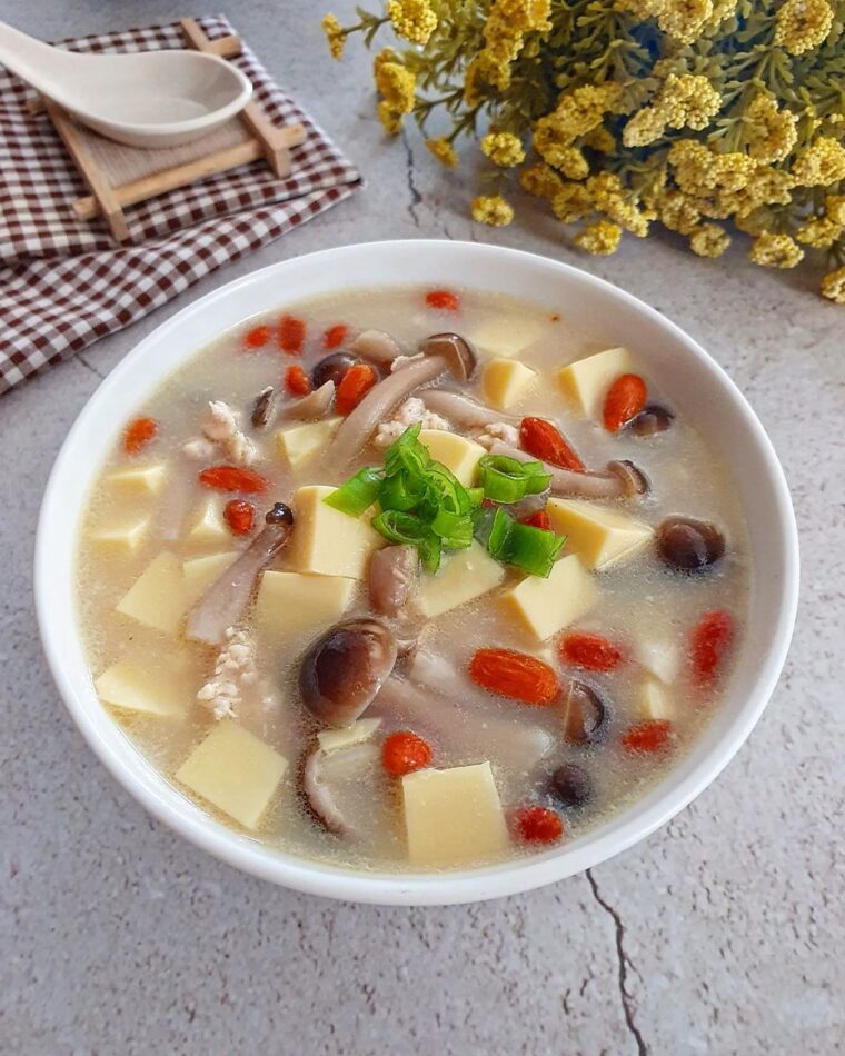 Resep Sup Tofu Kuah Susu Dari yscooking