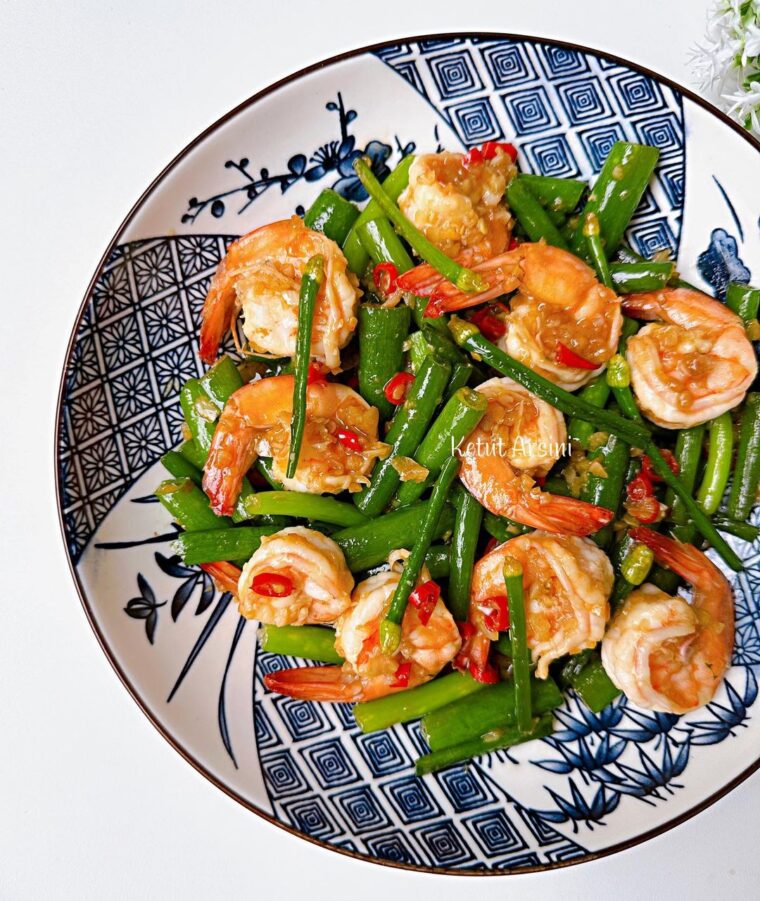 Resep Tumis Udang Bunga Bawang Dari ketutarsini