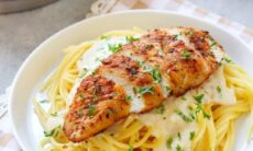 Resep Chicken Spaghetti Alfredo Dari tyasprabowo