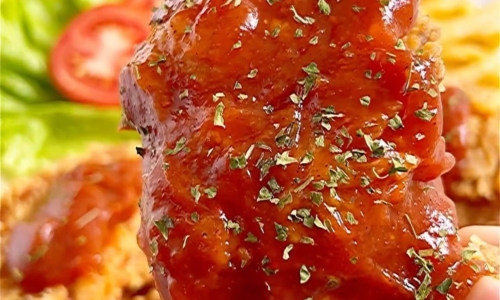 Crispy Chicken With Spicy Bbq Sauce