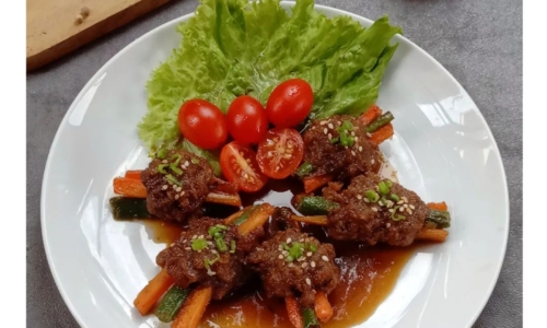 Daging Giling Gulung Masak Kecap