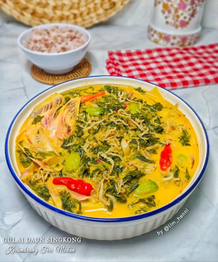 Resep Gulai Daun Singkong Kecombrang Teri Medan Dari lim_henni