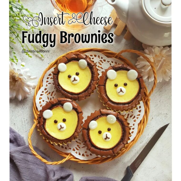 Resep Insert Cheese Fudgy Brownies Dari christinsetiorini