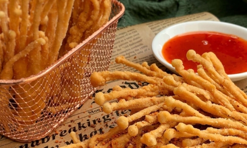 Jamur Enoki Crispy