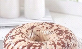 Marble Pudding Cappuccino Chocolate - Kue dari Agar Agar