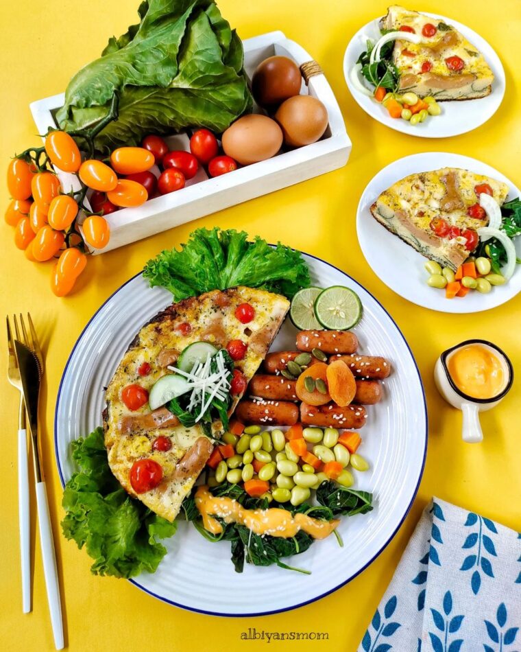 Resep Omellet Panggang Italia Dari albiyansmom