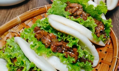 Pao Gapit Ayam Lada Hitam - Masakan dari Butter(mentega)