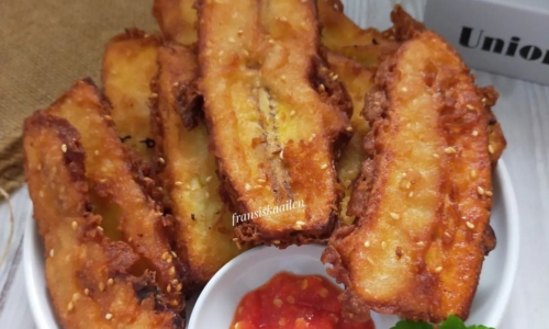 Pisang Goreng Kriuk - Camilan dari Wijen