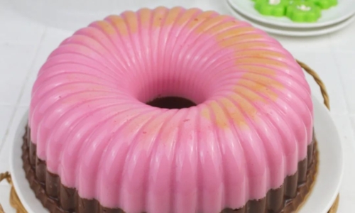 Pudding Santan ( Choco Strawberry)