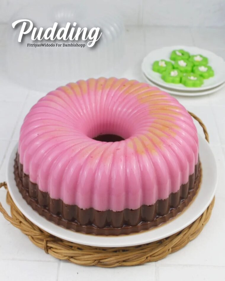 Resep Pudding Santan ( Choco Strawberry) Dari fitriyas_widodo