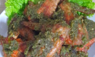 Sayap Ayam Lombok Ijo - Masakan dari Ayam dan Cabai