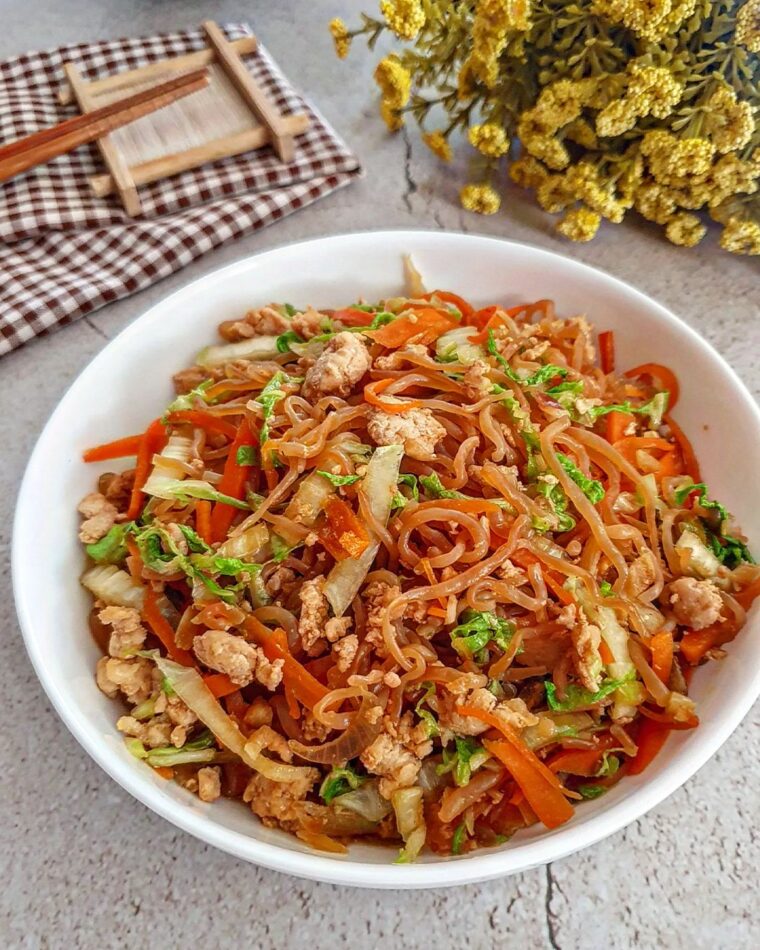 Resep Shirataki Noodles Stir Fry Dari yscooking