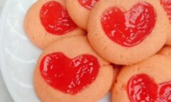Resep Strawberry Heart Cookies Dari laysisilia
