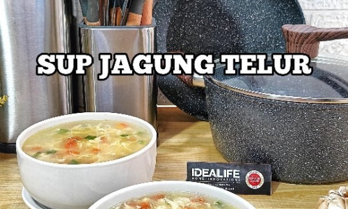 Sup Jagung Telur - Masakan dari Jagung