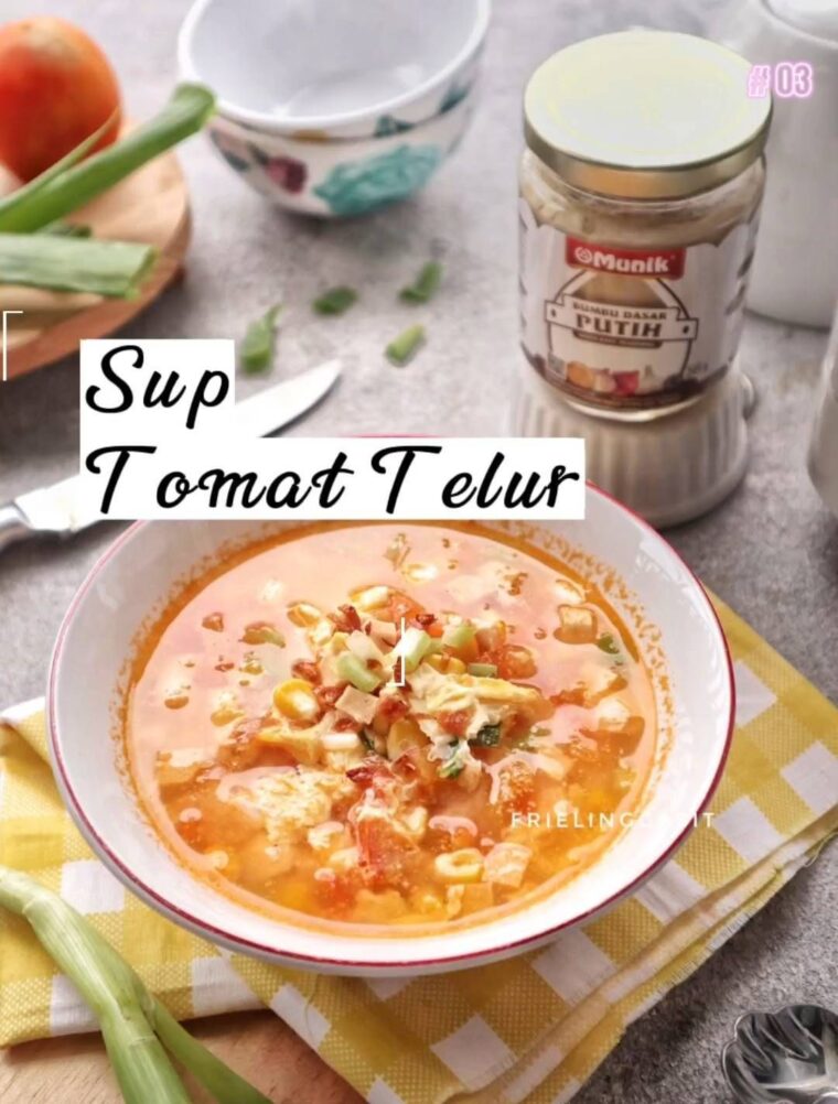 Resep Sup Tomat Telur Dari friel_sit