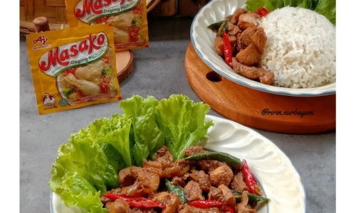 Tumis Ayam Kecap Ala Masako - Masakan dari Ayam dan Cabai