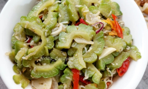 Tumis Pare Teri Medan