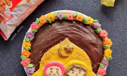 3d Pie Bolu With Chocolate Ganache